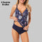 Shonlo | Tankini Set Two Piece Swimsuit Vintage Floral 