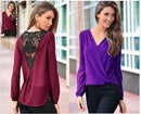 Shonlo | Back Lace Shirt Ladies' Elegant 