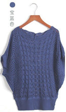 Shonlo | women's slit neckline pullover sweater cutout shirt 