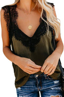 Shonlo | Night Lace Patchwork Cami Tank for Women 