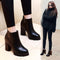 Shonlo | High Heels Boots Platform Sexy Ladies Black Pumps Boots Shoes 