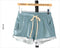 Shonlo | Mid Waist Loose Shorts Summer new Wide Legs Casual 