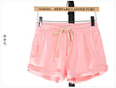 Shonlo | Mid Waist Loose Shorts Summer new Wide Legs Casual 