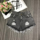 Shonlo | New Hot Sexy High Waist Bodycon Denim Ripped Hole Short Jeans 