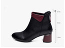 Shonlo | High Heels Women Ankle  Leather Boots 