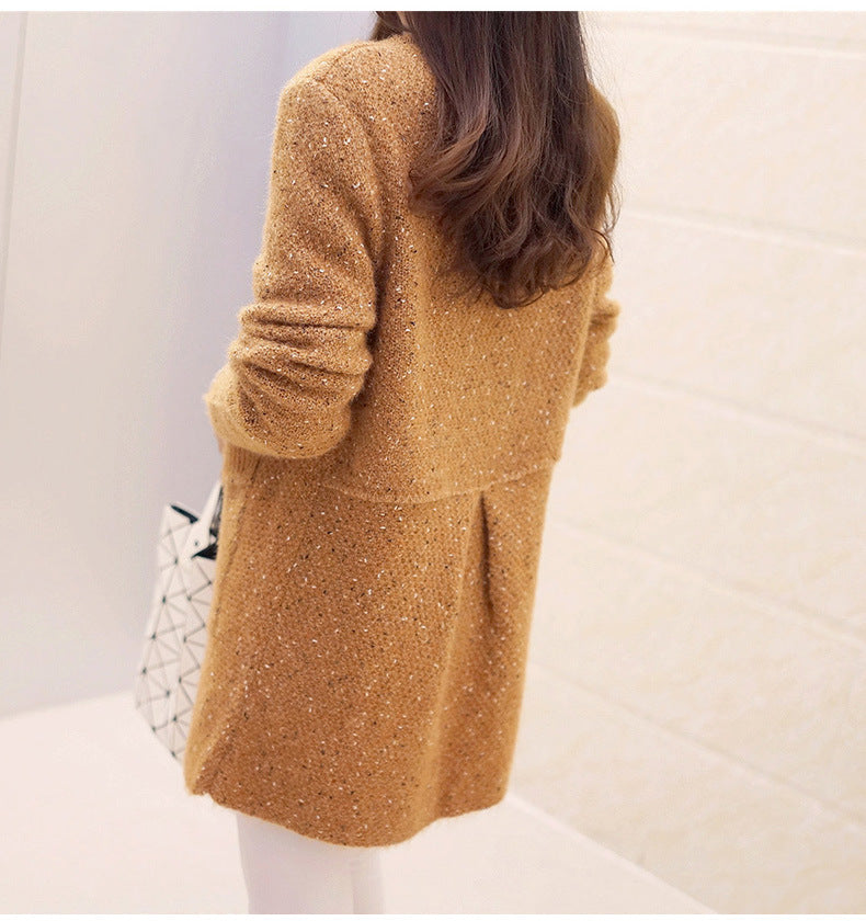 Shonlo | sweater coat Casual Long Sleeve Knitted 