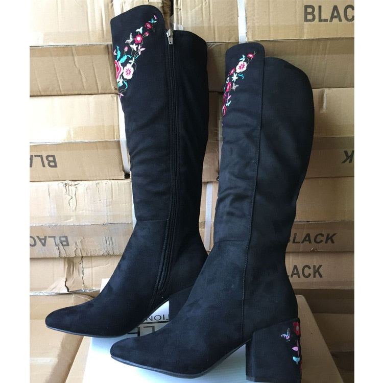 Shonlo | embroider high boots 