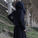 Shonlo | Winter Hooded Long Sleeve Black  Jacket Women Coat 
