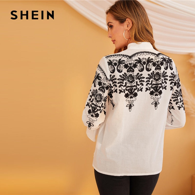 Shonlo | SHEIN  Elegant Shirt 