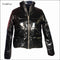 Shonlo | Casual PU Patent Leather Short Coats 