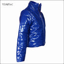 Shonlo | Casual PU Patent Leather Short Coats 