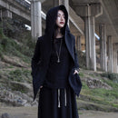 Shonlo | Winter Hooded Long Sleeve Black  Jacket Women Coat 