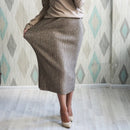 Shonlo | Warm Knitted Straight Skirt 