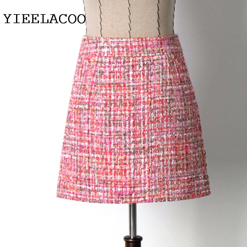 Shonlo | winter women's skirt new tassel high waist 