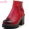 Shonlo | women boots zipper ladies boots 