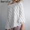 Shonlo | Off shoulder women pullover 