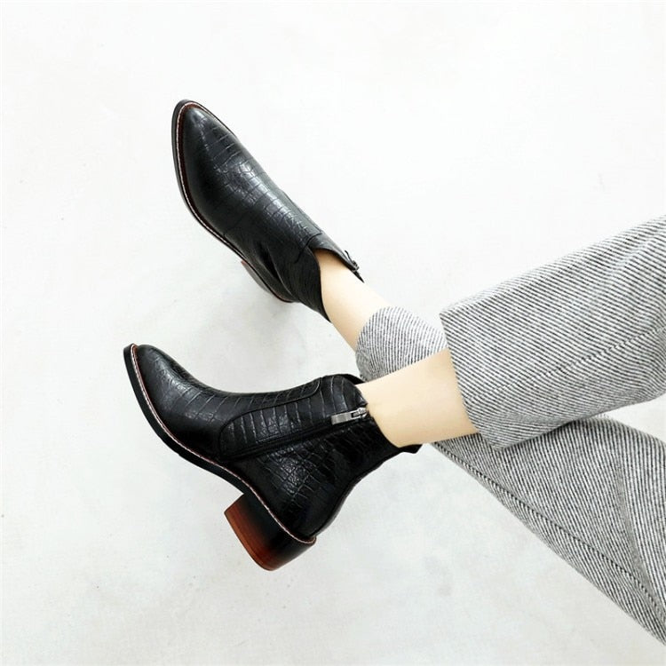 Shonlo | ankle boots cow leather Rome style 