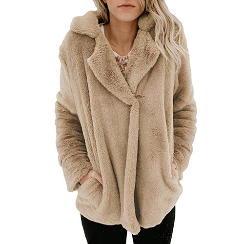 Shonlo | Fur  jacket warm casual winter 