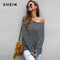 Shonlo | SHEIN  Tops Drop Shoulder 