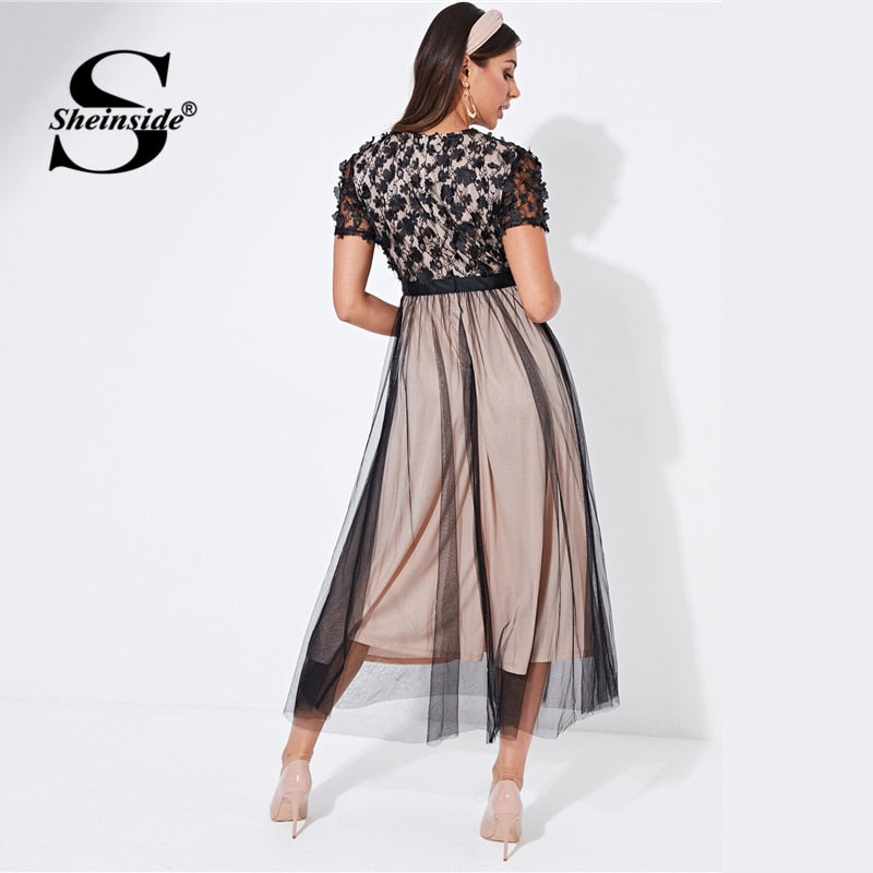 Shonlo | Sheinside Floral  Dress 