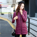 Shonlo | Coat  Long Section Cotton Jacket Winter Women's 