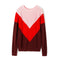 Shonlo | Autumn Winter Contrast Color Women Sweater 
