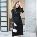 Shonlo | Slim Casual Dress  Ladies Elegant Long Sleeved 