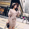 Shonlo | Women Casual Batwing Sleeve Dress Knitted Solid V Neck 
