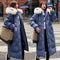 Shonlo | Winter Long Coat Women Windproof Natural Fur Hooded 