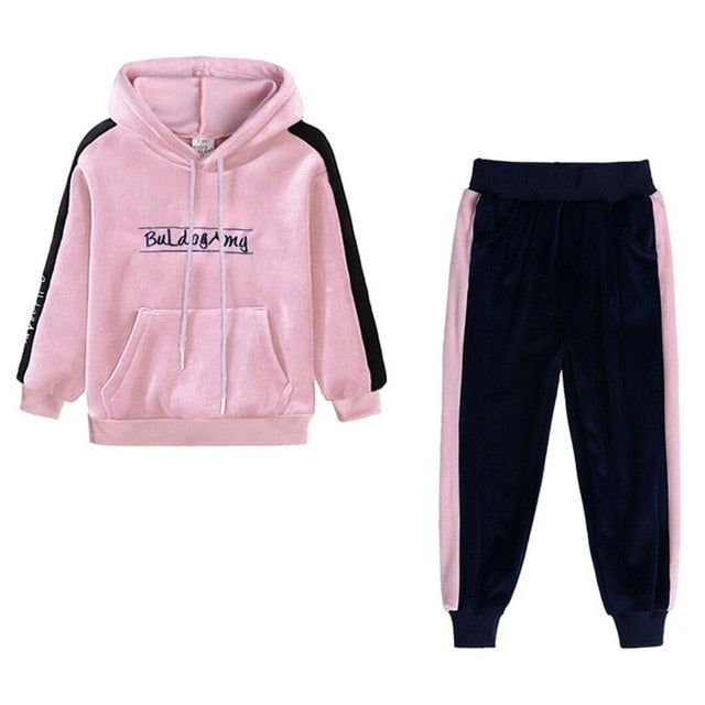 Shonlo | Full Sleeve Hoodie+Pants Kids Clothes Suit Baby Clothing 