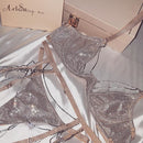 Shonlo | Lingerie Set 3 Pieces Sexy Bra And Panty Set 
