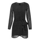 Shonlo | Sollinarry Retro Black Female Casual Dress 