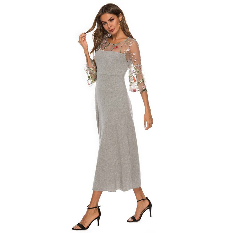 Shonlo | Dress Women Vestidos Mesh Wrist 