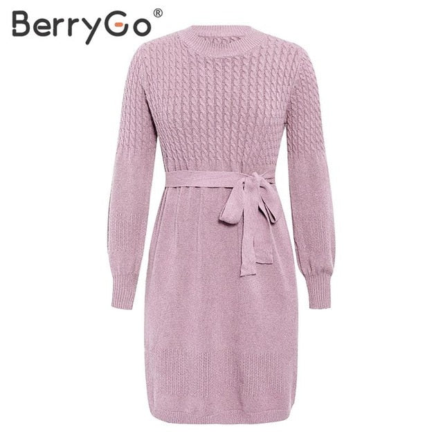 Shonlo | High waist knitted dress women 