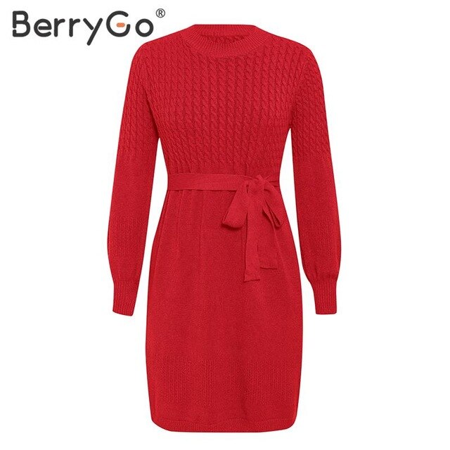 Shonlo | High waist knitted dress women 