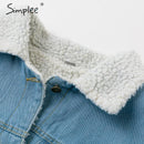 Shonlo | Simplee Vintage lambswool denim jacket 