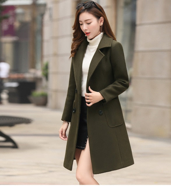 Shonlo | Overcoat Wool Coat  Jacket Clothes 