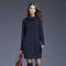 Shonlo | Knit Dress Long Sweater  Turtleneck 