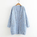 Shonlo | Thicker Furry Knitted Shirt Cardigans 