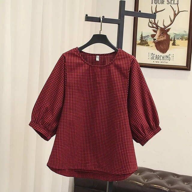 Shonlo | Cotton Linen Blouse Shirt 