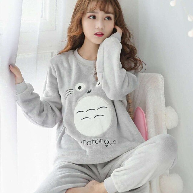Shonlo | Sleepwear Plus Size Flannel Pyjama 
