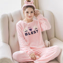 Shonlo | Sleepwear Plus Size Flannel Pyjama 
