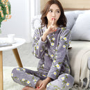 Shonlo | Flannel Long Sleeve fleece pyjamas 