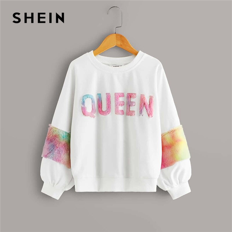 Shonlo | SHEIN Kiddie White Letter 