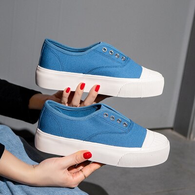 Shonlo | one foot flat canvas shoes 