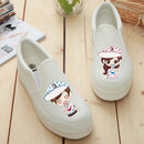 Shonlo | Fashion Cute Hand Painted Slip on Canvas Shoes 