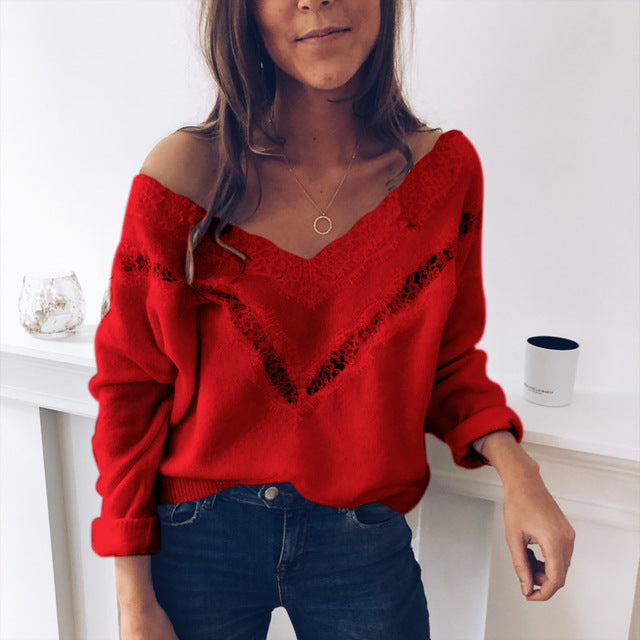 Shonlo | Lace Patchwork Blouse 