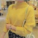 Shonlo | Sweater Autumn Winter Yellow Mink Cashmere 