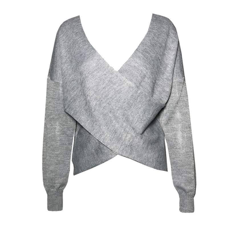 Shonlo | Criss Cross Knitted Sweaters 