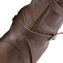 Shonlo | Mid-Calf Microfiber Zip Work & Safety Winter Boots 
